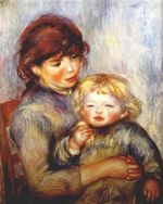 Ренуар Женщина с ребёнком 1887г